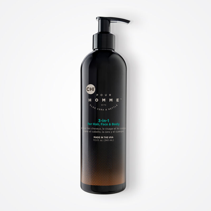 Pour Homme 3 in 1 Hair Face and Body Wash - 11.5 Ounces, , large image number null